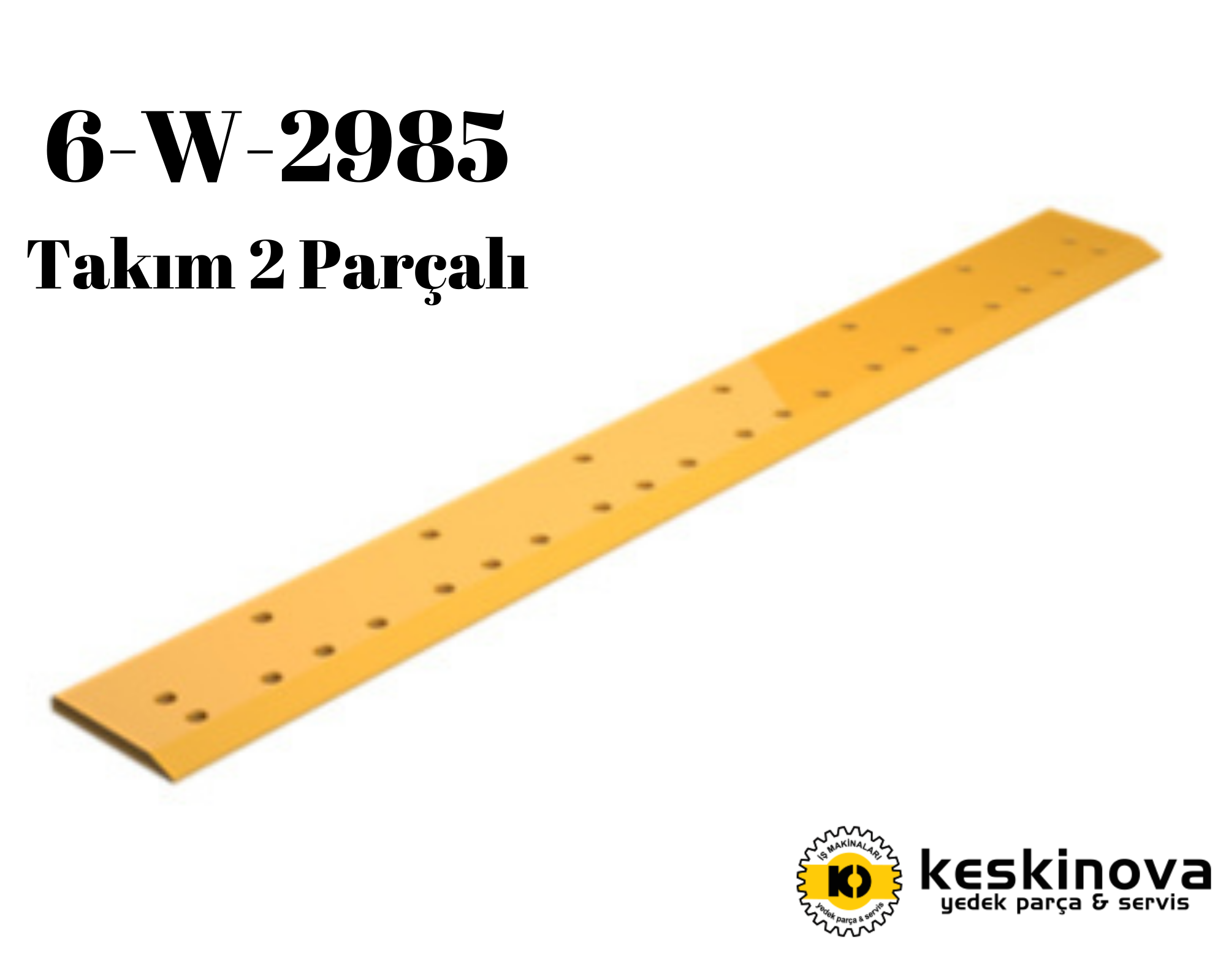 CATERPILLAR OEM CAT 936 E F MODEL KEPÇE ÖNÜ TAKIM 2 PARÇALI 6W2985